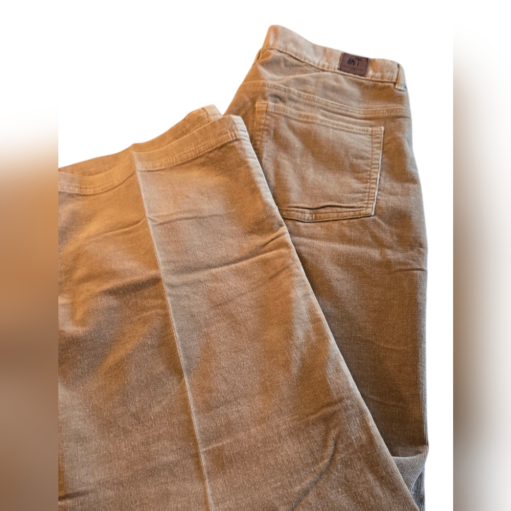 Caribbean Joe tan Corduroy Pants Size 14